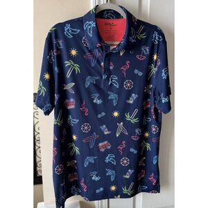 Birdie Bound Golf Polo Shirt Mens Size Medium